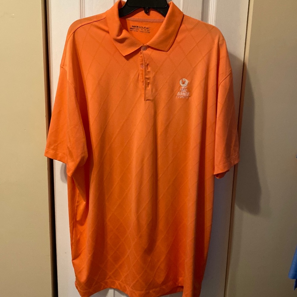 Nike golf shirt – size XXL, fit, dry, excellent condition, embroidered
